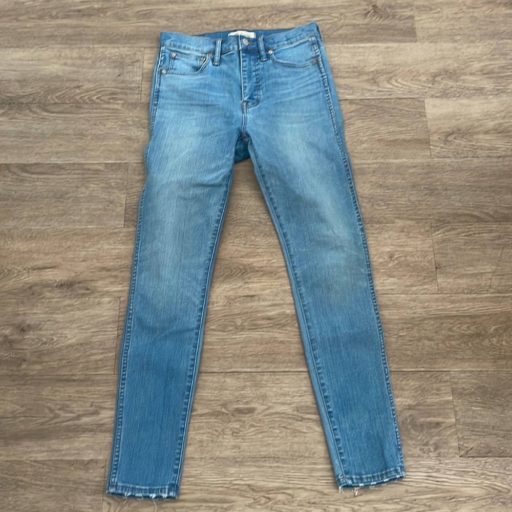 Madewell the 10 inch high rise skinny Jean